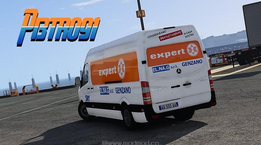 侠盗猎车手5「GTA5」Mod: 2013 Mercedes Sprinter  - 专业制服