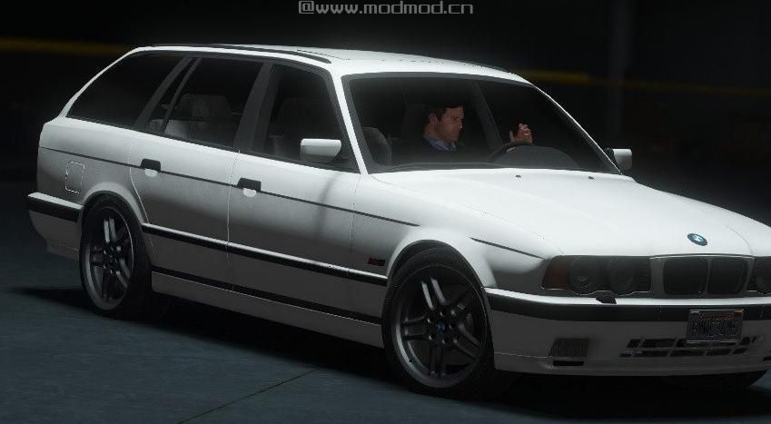 侠盗猎车手5「GTA5」Mod: BMW E34 Touring Drift handling