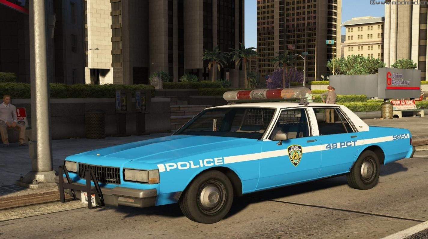 侠盗猎车手5「GTA5」Mod: 1987 NYPD Chevrolet Caprice