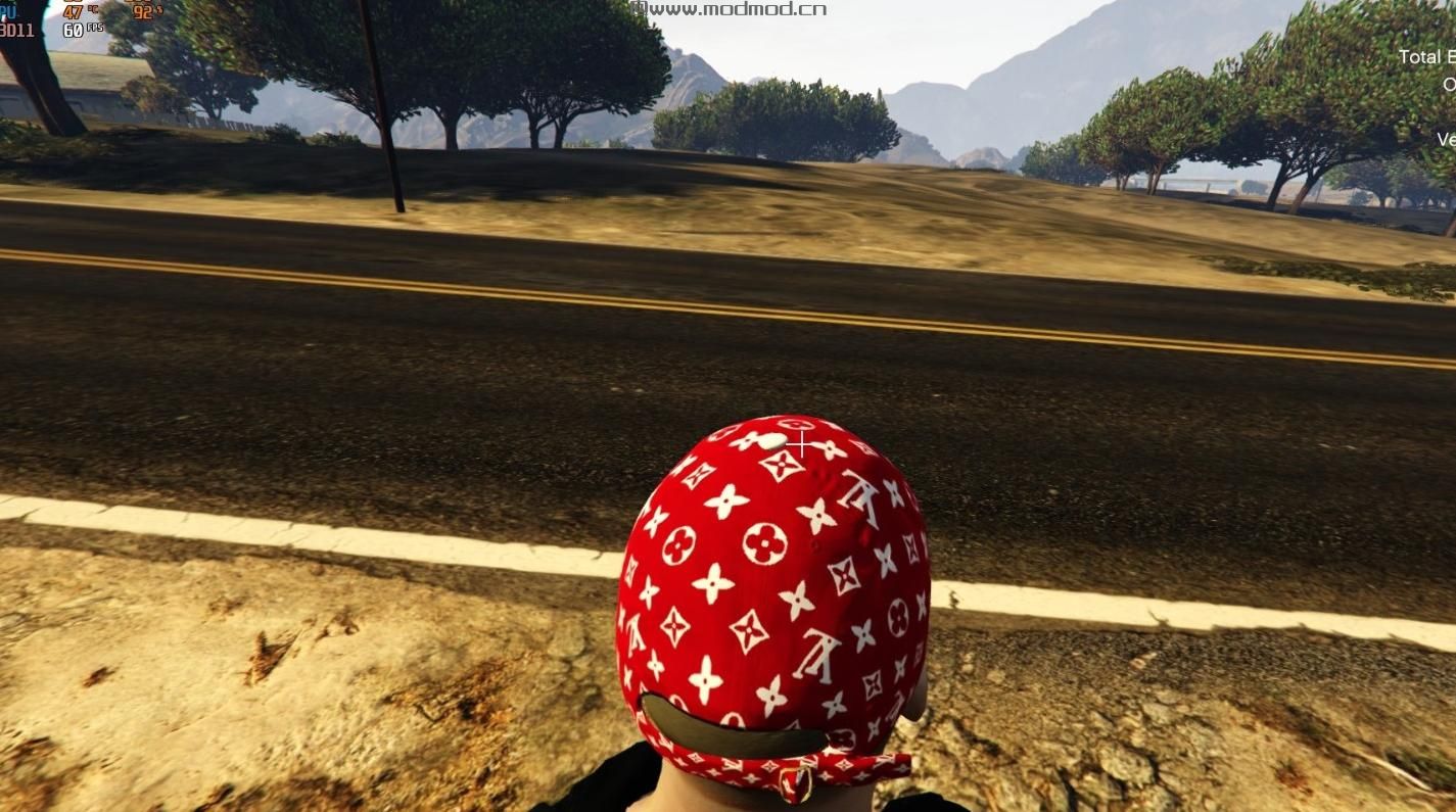 侠盗猎车手5「GTA5」Mod: supreme x lv strapback