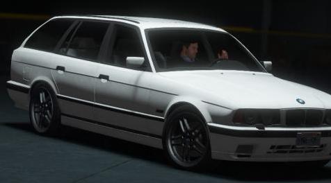 侠盗猎车手5「GTA5」Mod: BMW E34 Touring Drift handling