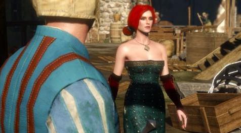 巫师3：狂猎MOD 特丽丝总是穿着舞会礼服
