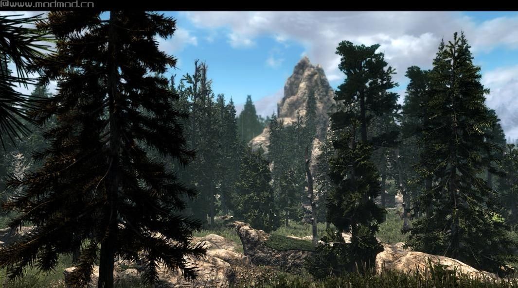 上古卷轴5：重置版MOD 天际3D树的幻想森林大修