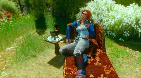 巫师3：狂猎MOD 特丽丝服装再着色
