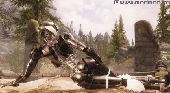 上古卷轴5：天际MOD 「▲ 苹果核战记：阿尔法▓尼克斯套装（含武器）-Nyx suit from Appleseed alpha ▼」