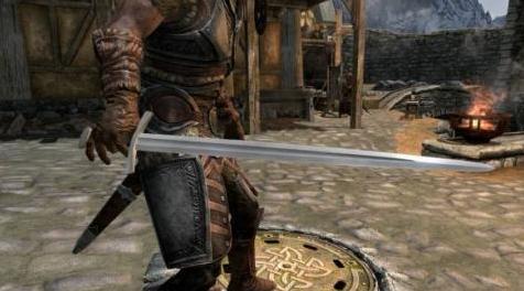 上古卷轴5：天际MOD Knightly Sword 一把骑士剑