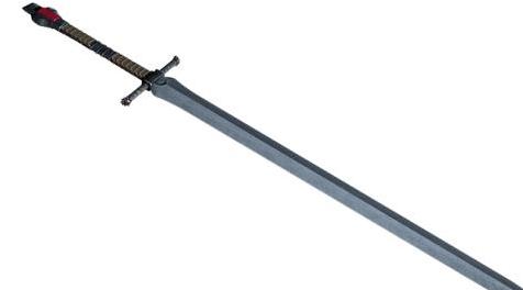 上古卷轴5：天际MOD 干净的直剑！红绿方石剑4把，短剑大剑都有（武器本身不带附魔，给你们自定义附魔）