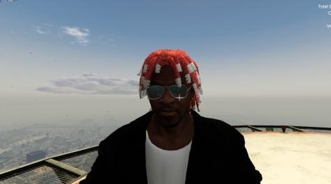 侠盗猎车手5「GTA5」Mod: LiL Yachty hair