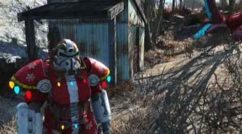 辐射4MOD Santa&rsquo;s Power Armor and Paints 圣诞皮肤