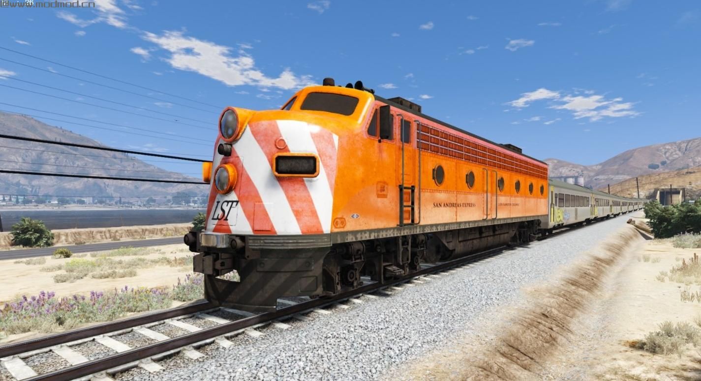 侠盗猎车手5「GTA5」Mod: [TEXTURE] for F-Unit EMD Locomotive