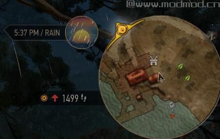巫师3：狂猎MOD 地图标记的轮廓