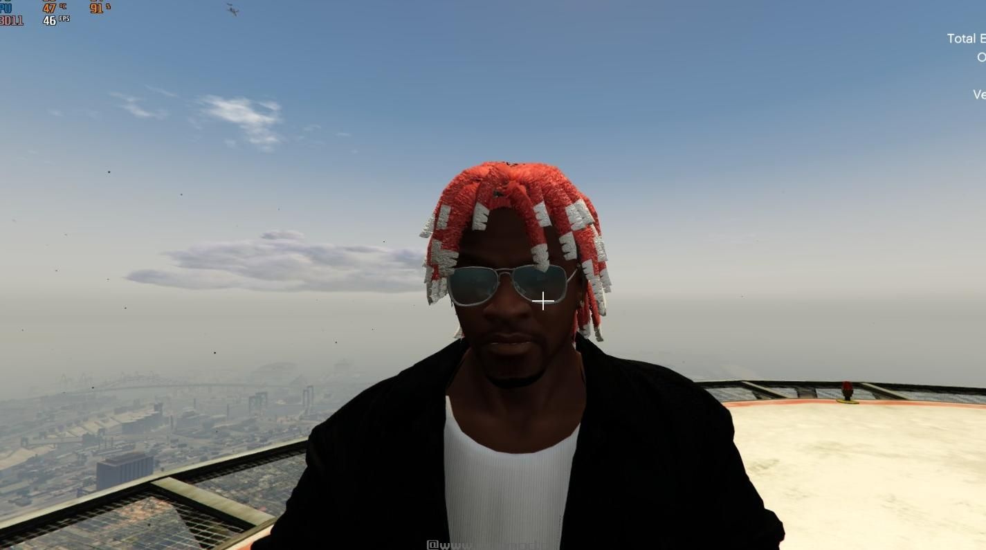 侠盗猎车手5「GTA5」Mod: LiL Yachty hair