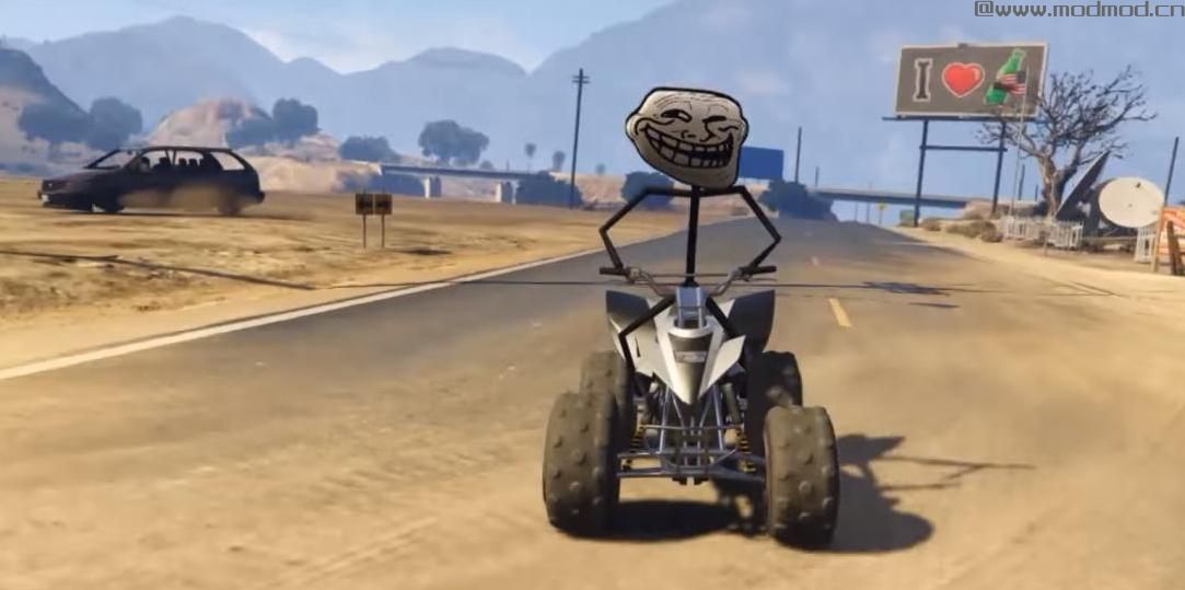 侠盗猎车手5「GTA5」Mod: 巨魔的脸