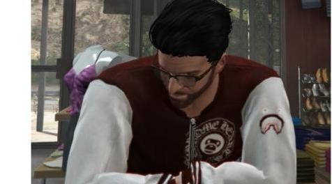 侠盗猎车手5「GTA5」Mod: Bape Jersey For Michael