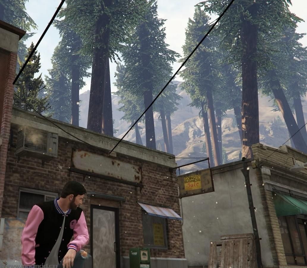侠盗猎车手5「GTA5」Mod: 粉色Bape飞行员夹克