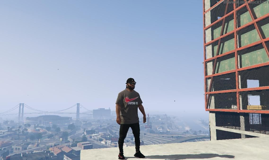 侠盗猎车手5「GTA5」Mod: 忍者T恤