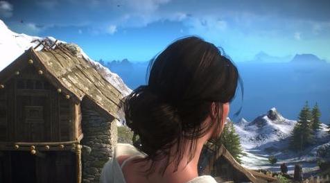 巫师3：狂猎MOD 希里黑色头发