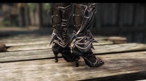 上古卷轴5：重置版MOD Daedric Chainmail  -  CBBE SSE Bodyslide