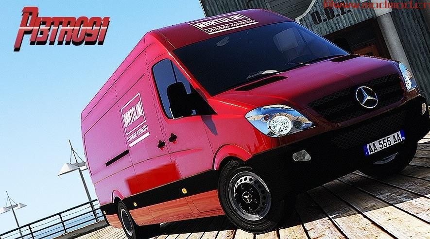 侠盗猎车手5「GTA5」Mod: 2013 Mercedes Sprinter - Bartolini Livery