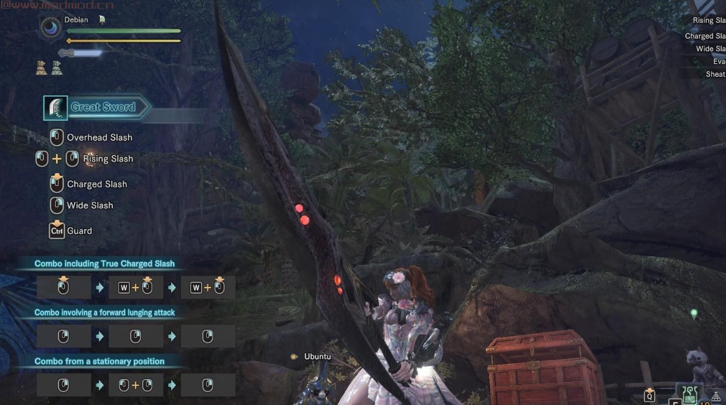 怪物猎人：世界MOD 斯巴达大剑（Sparda Great Sword）