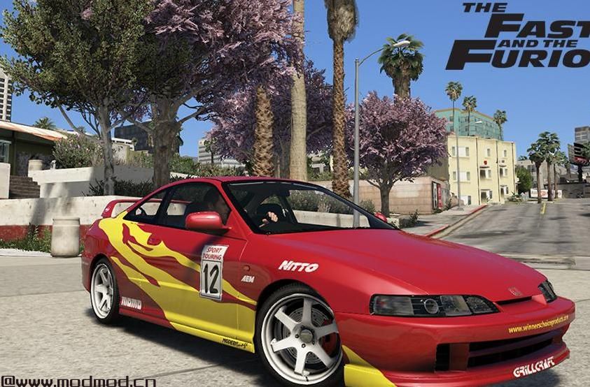 侠盗猎车手5「GTA5」Mod: Fast And Furious Edwin’s Acura Integra Vinyl