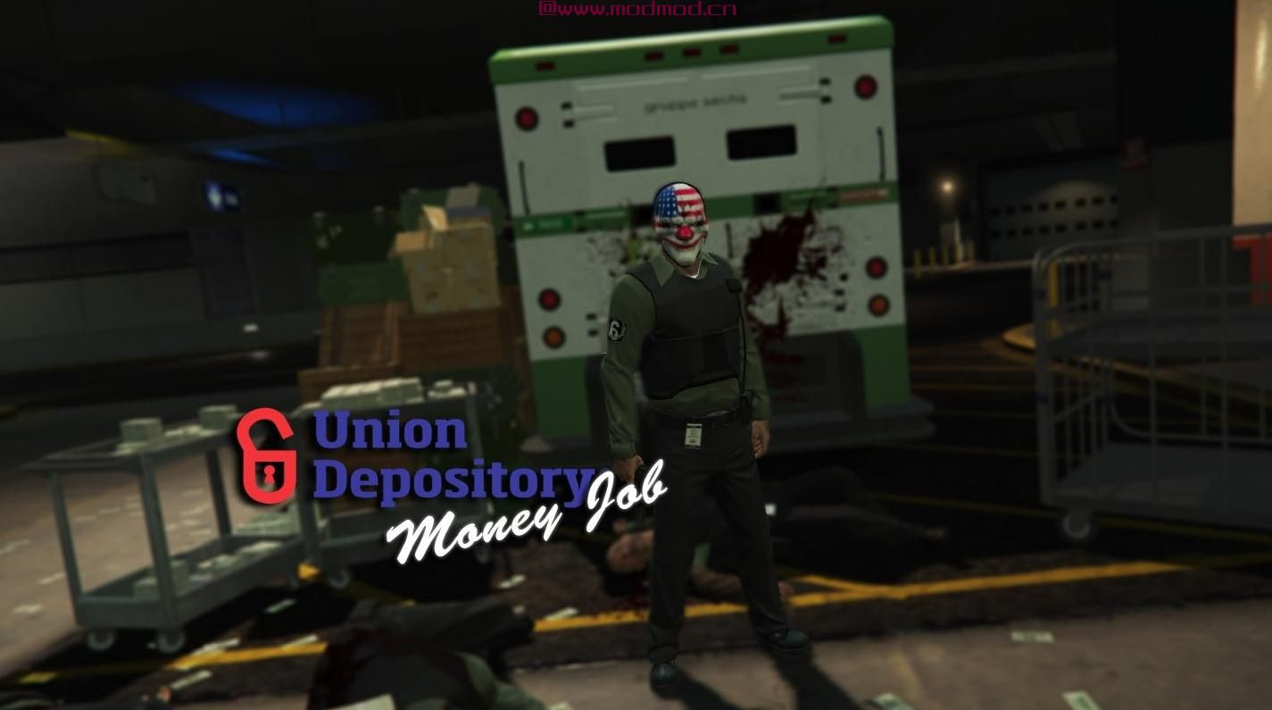 侠盗猎车手5「GTA5」Mod: Union Depository MJ