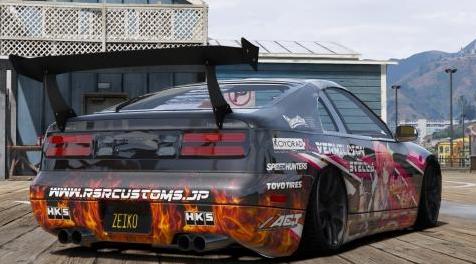 侠盗猎车手5「GTA5」Mod: Stella vermilion 300zx itasha