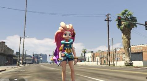 GTA5佐伊英雄联盟MOD