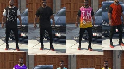 侠盗猎车手5「GTA5」Mod: T恤包收藏
