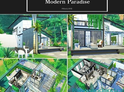 模拟人生4MOD Modern Paradise 别墅