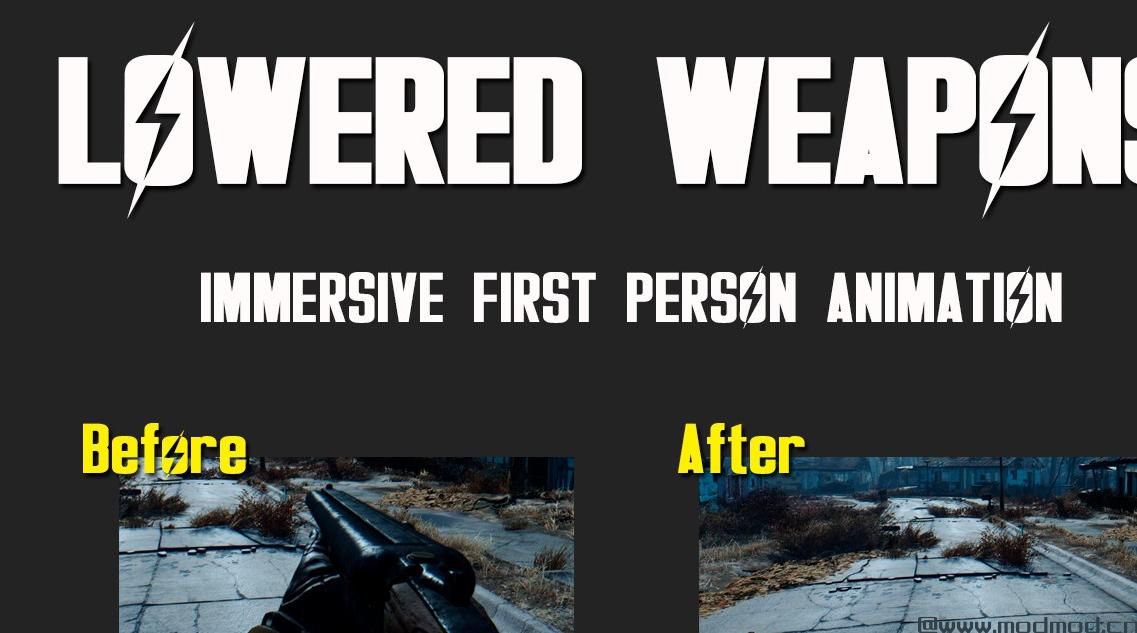 辐射4MOD 降低武器位置