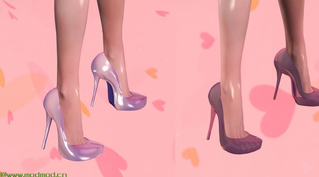 Shimmer高跟鞋CBBE SE与NiOverride