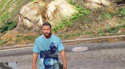 侠盗猎车手5「GTA5」Mod: 富兰克林的战神T恤