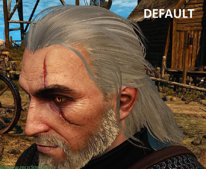 巫师3：狂猎MOD 稍微修一下发色