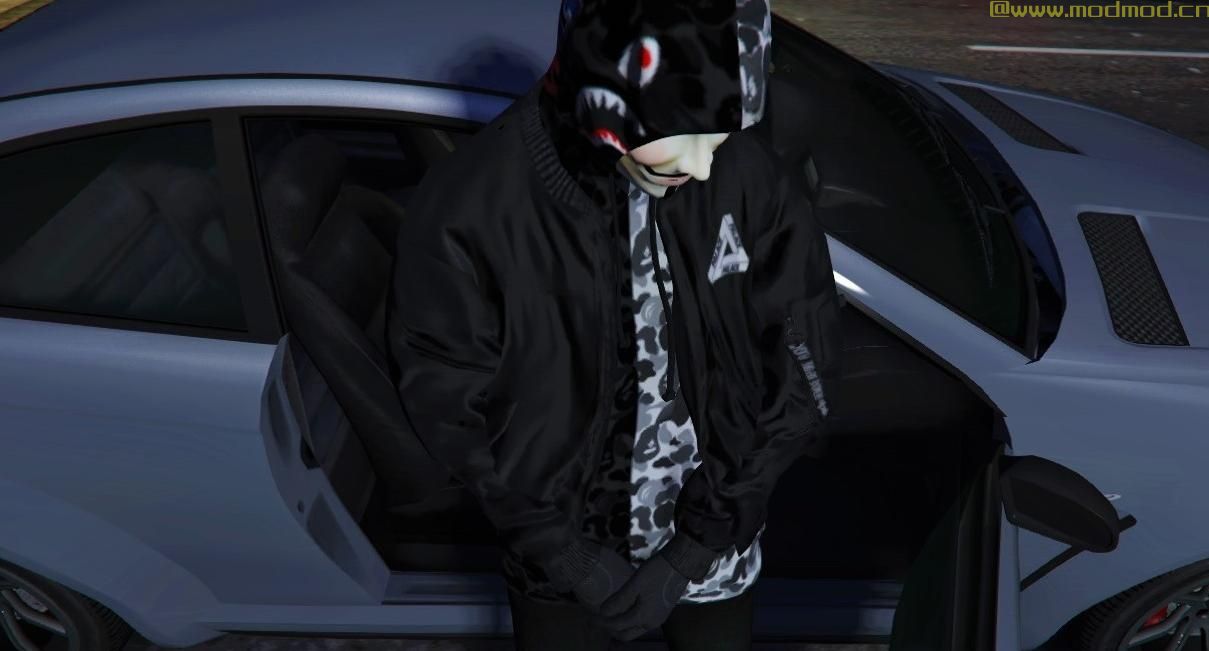 侠盗猎车手5「GTA5」Mod: 富兰克林的匿名面具