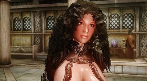 上古卷轴5：重置版MOD GR Yoo Merida头发HDT SMP假发再起