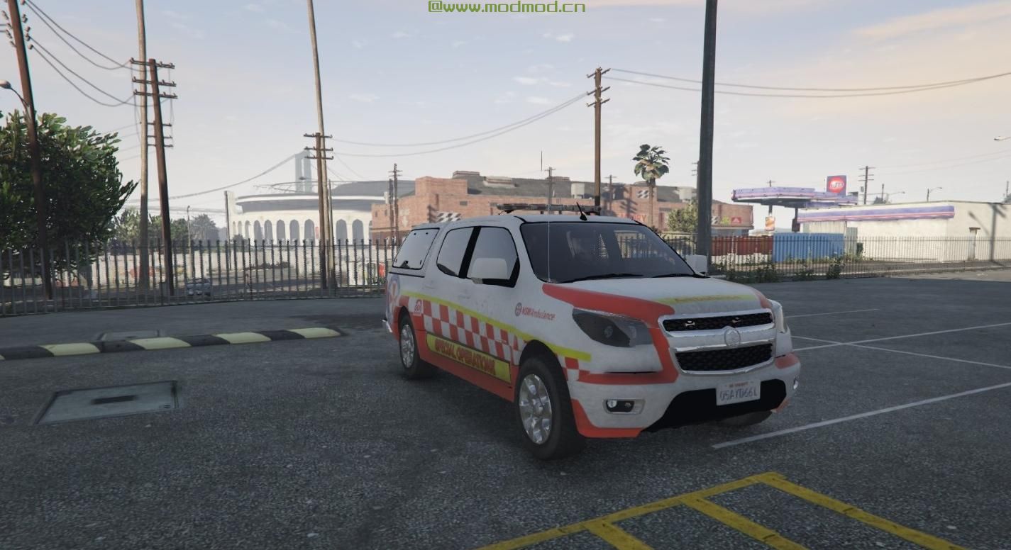 侠盗猎车手5「GTA5」Mod: NSW AMBULANCE HOLDEN COLORADO