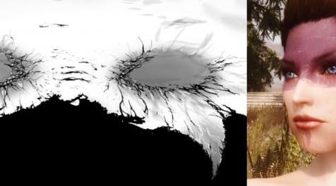 上古卷轴5：重置版MOD Hellblade  -  Senua的Racemenu SE Warpaints