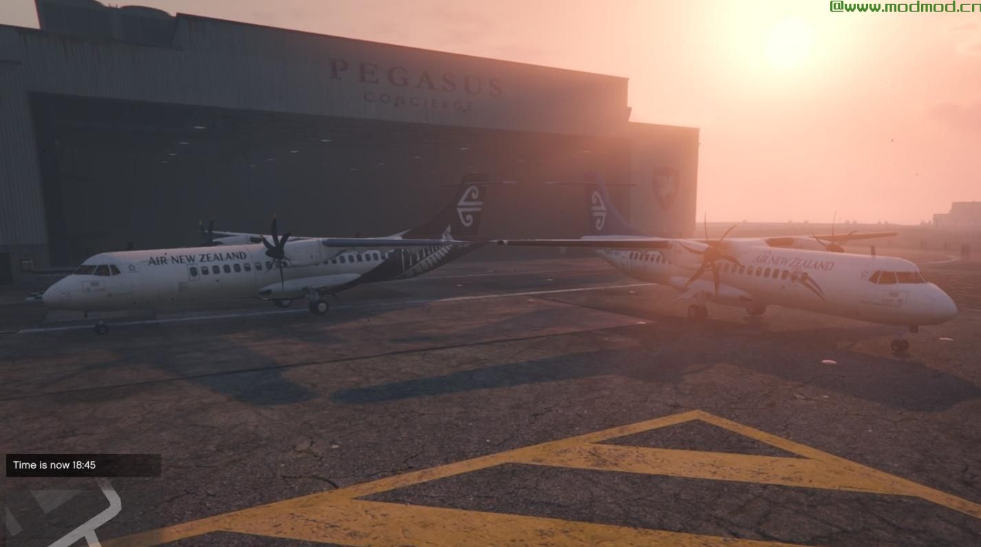 侠盗猎车手5「GTA5」Mod: ATR 72 Air New Zealand Livery