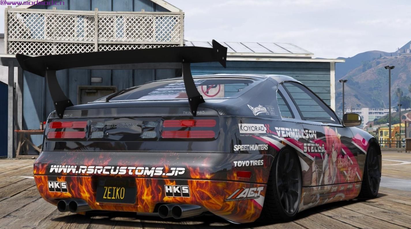 侠盗猎车手5「GTA5」Mod: Stella vermilion 300zx itasha