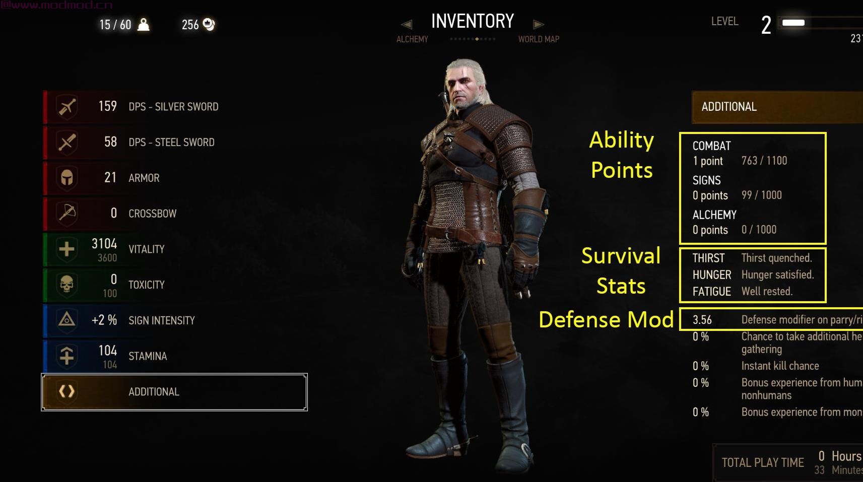 巫师3：狂猎MOD The Witcher 3 REDUX（多项调整）