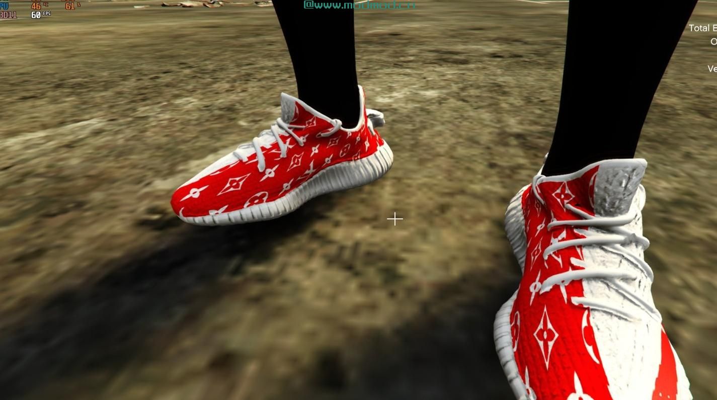 侠盗猎车手5「GTA5」Mod: Louis Vuitton X Supreme Yeezy