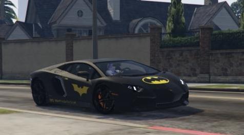 侠盗猎车手5「GTA5」Mod: [Livery] Lamborghini Aventador LP700-4 ’BATVENTADOR’