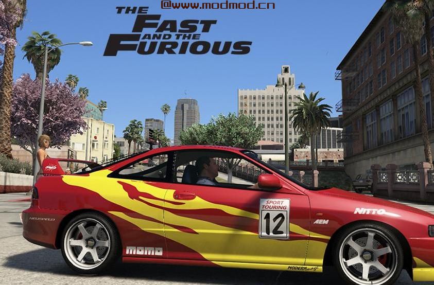 侠盗猎车手5「GTA5」Mod: Fast And Furious Edwin’s Acura Integra Vinyl