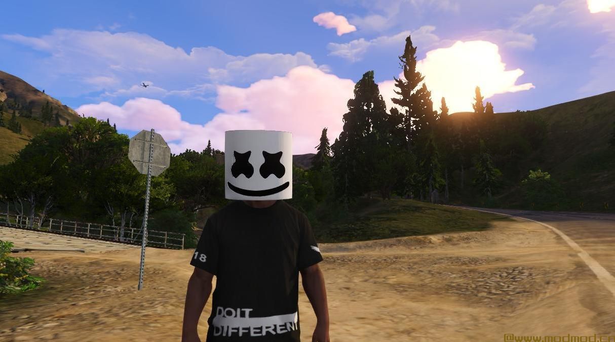 侠盗猎车手5「GTA5」Mod: Maverick ne黑色T恤