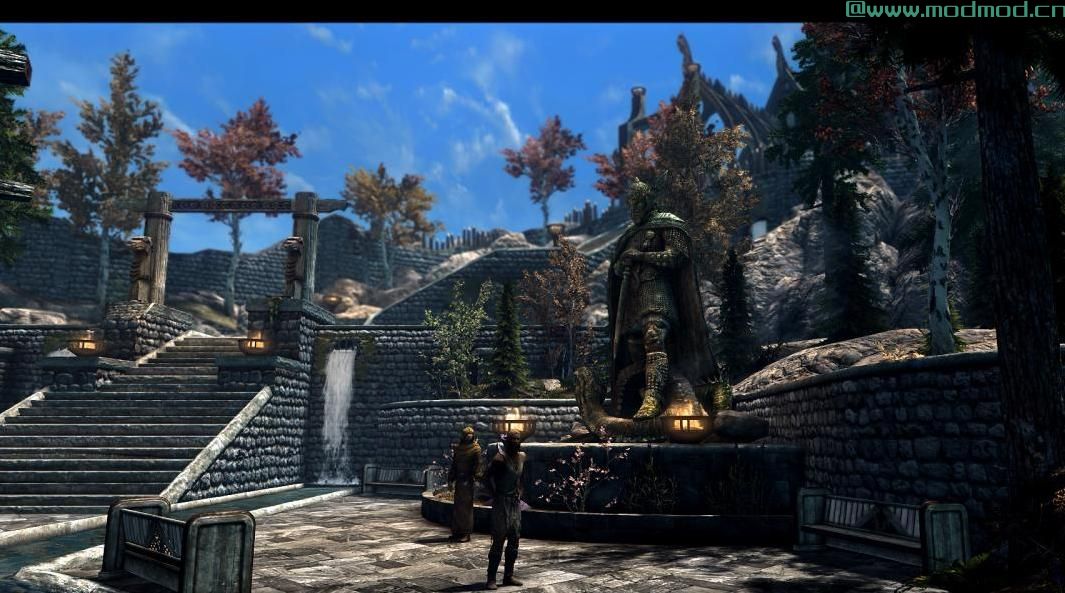 上古卷轴5：重置版MOD 在Whiterun的Blubbos树