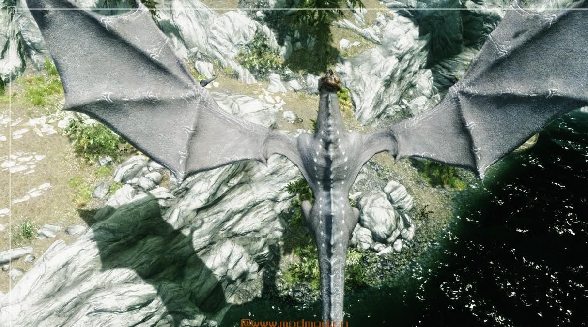 Dragonborn Black Dragon高分辨率Retexture  -  WIP