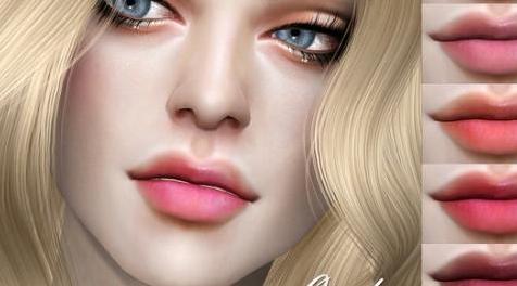 模拟人生4MOD Lydie Lipstick N180 口红