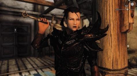 上古卷轴5：重置版MOD 简单的黑色指甲纹理CBBE