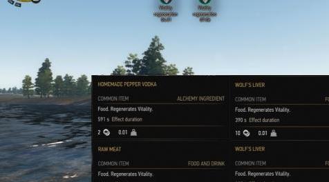 巫师3：狂猎MOD 食物回血变慢